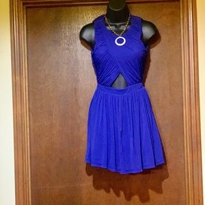 TOPSHOP royal blue party/cocktail dress.